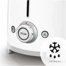 Smeg TSF01WHUK 50's Style Retro 2 Slice Toaster - White