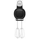 Smeg HMF01BLUK 50's Style Retro Electric Hand Mixer - Black