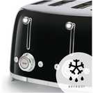 Smeg TSF03BLUK 50's Style Retro 4 Slice Toaster - Black