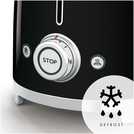 Smeg TSF01BLUK 50's Style Retro 2 Slice Toaster - Black