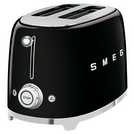 Smeg TSF01BLUK 50's Style Retro 2 Slice Toaster - Black