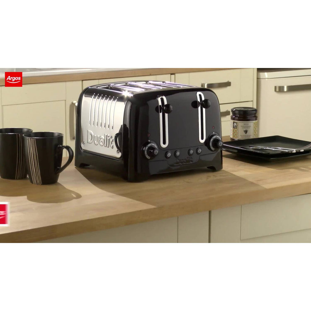 Dualit DPP4 Lite 4 Slice Toaster - Black