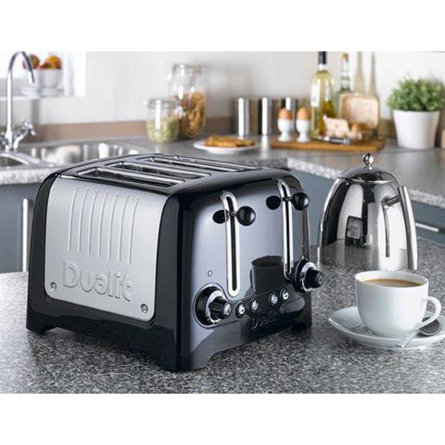 Dualit DPP4 Lite 4 Slice Toaster - Black