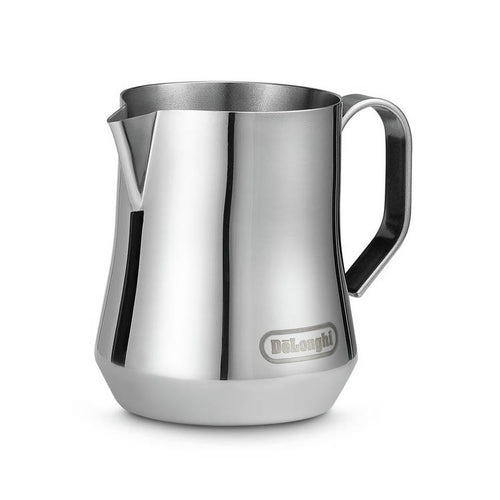 De'Longhi 350ml Milk Jug - Brushed Stainless Steel