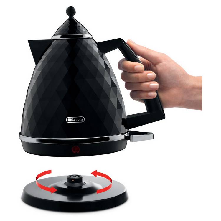 De'Longhi KBJ3001 Brillante Kettle - Black