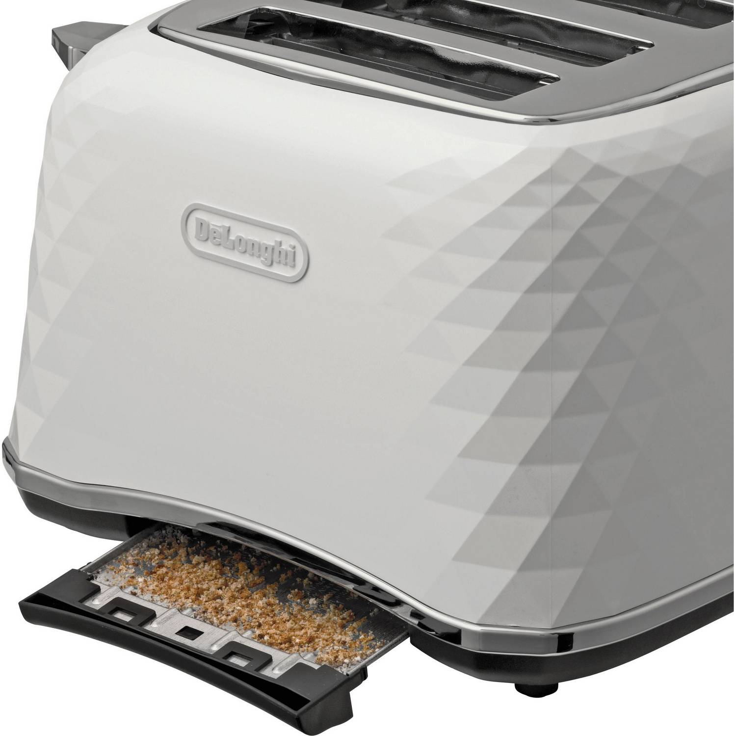 De'Longhi CTJ4003 Brillante 4 Slice Toaster - White