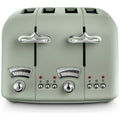 De'Longhi CTO4.GR Argento Flora 4 Slice Toaster - Green