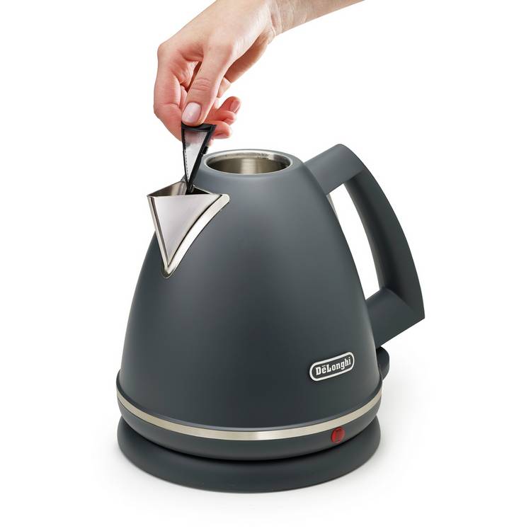De'Longhi KBX3016.GY Argento Silva Kettle - Grey