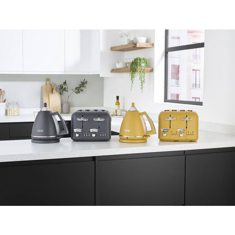 De'Longhi KBX3016.GY Argento Silva Kettle - Grey