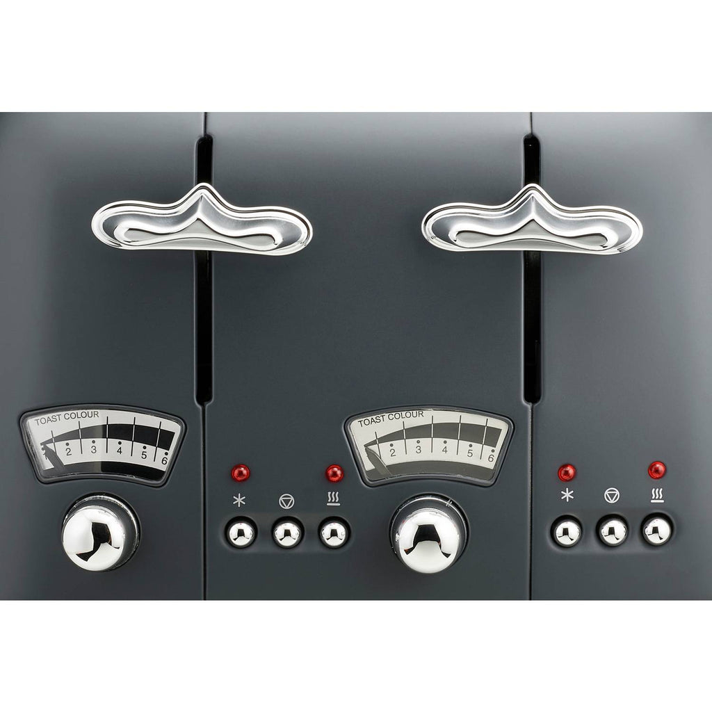 De'Longhi CT04.GY Argento Silva Toaster - Grey